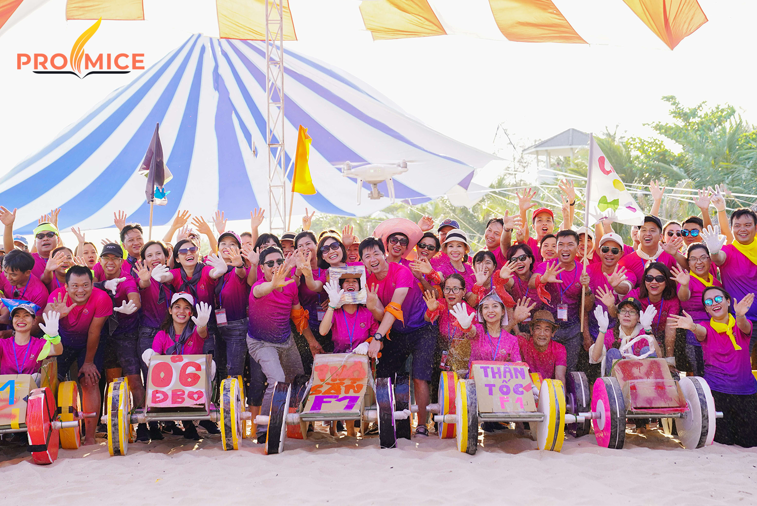 Mô hình sự kiện Teambuilding từ ProMICE đa dạng quy mô, phù hợp cho tất cả doanh nghiệp